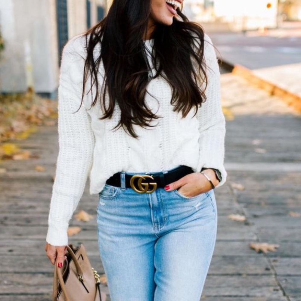 White sweater